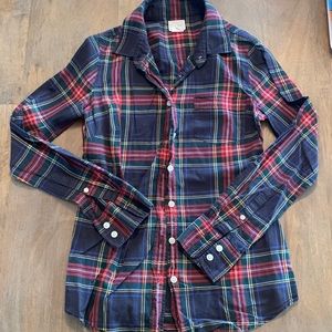 J Crew plaid button down shirt